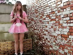 Sissy porno de enfermeras xxx Testing Buttplugs and Outfits
