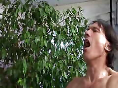 Chubby bates quietly slut facialized after DP threesome