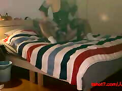Super cute shemale maid gets fucked in the ass