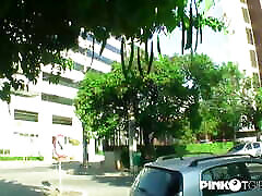Hot blonde Sabrina Star tranny sexual handjob