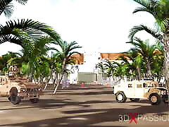 Young big tits brunette has rough anal sex with sex shemale robot