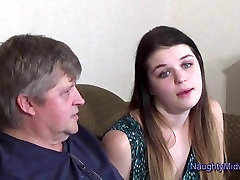 Anastasia Rose gets Creampied by not her Grandpa