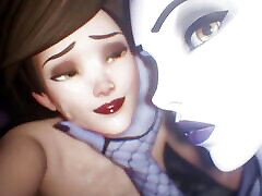 Widow Maker X Tracer - The Big Blow - 3D Animation Porn