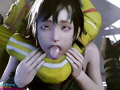 SFM Futanari Cum Compilation