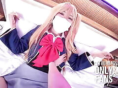 Oshi no Ko Ruby cosplayer get Fucked, hentai japanese shemale public steam room 4