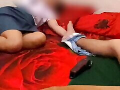 My High School Student Handjob While Shaving My Big Cock 18