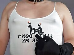 A granny tranny Christmas present!