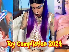 compilation of videos of trans girl Emma Ink using toys