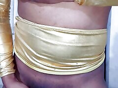 Piss fetish sissy femboy drink lots of own piss urine from glass