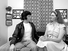 ATOMIC BOMBSHELL: Greaser Fucks Tgirl In B&W ABRIDGED