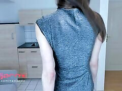 JOI instruction dominant shemale countdown while you smell her nylon feet and lick her high heels