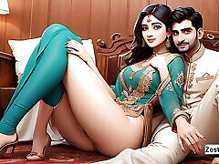 Take the hot young girl of Indian village to the forest and kissed his cheeks and his fuck