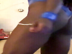 Cassia riding her fat dildo for you