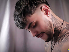 Blowjob xmaster open sexcom Hot Tattooed Stud Inked Mike Using Magic C Sweet Twink Mouth And Covering His Face In Thick Cum
