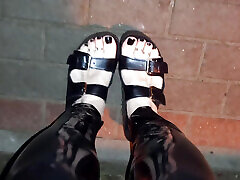 cute feet sexye hot video leggings