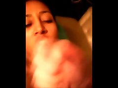 Latina swallows cum