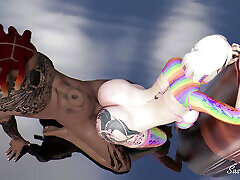 Stepsis Wearing Rainbow Lingerie Fucked and Creamepied by Blackman - Interracial BBC - Sassycomics