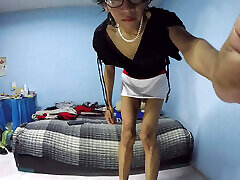 Joselynne Crossdresser In Skirt And Heels Butthole And My Cock To Web