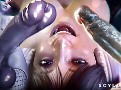 Serge3dx Hot Big-booty in Intense Orgy: Hardcore Fucking, Gaping, Cum-swallowing, and Monster Cock Worship