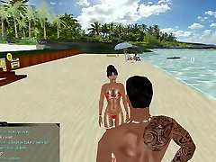 Sex oralny na plaży