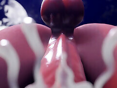 Serge3dx Intense Hardcore Sex: Hot Slut Sucking Massive Cock, Deep Throat, and Creamy Anal