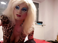 Cute blonde sissy