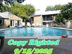 BBW Nurse Vicki Play Time in the Pool with Handsome Harry