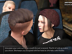 Young Ebony Babe with a Perfect Body Sucks a Big White Cock and Gets Her Little Pussy Creampied - Taboo Universitysteam Game