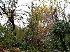 My stepmother looks at me when she pees