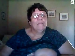 Fat promise monique Granny in the webcam R20