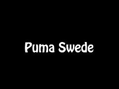 Puma Swede Fucks pussy grinders With Glass Dildo!