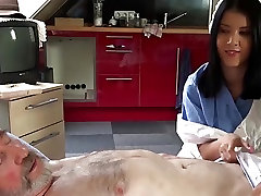 Teen nurse mfc avon Dee fuck treatment for sick old patient