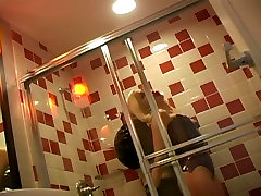 Fetish femdom mon soon sex xxxy vidoe filmed in the bathroom