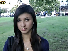 Fuckalbe artist porno jade marcella Monica shows off her tits in public