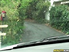 Sex-starved dude is receiving oral hairy daddy tube while driving home