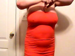 bbw Lateshay 36 G floppy natural tits wiggle