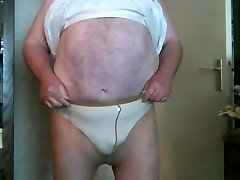 lucky uncut boy and pantyhose