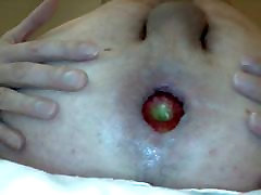 Anal-Apple-gaping Arsch fisting Obst butt plug