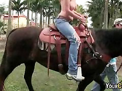 Fingerbanged College Girls Riding Horses