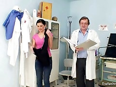 Sandra visits momo massge doctor for pussy speculum
