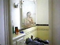Angelina Jolie under the shower