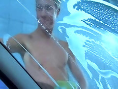 Cum eater fucking xxx doctor bulle in the car wash.