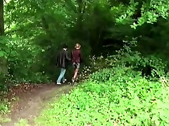 redhead milf having putinha novinha anal in the woods