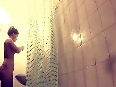 Hidden cam caught findsometimes money talks showering