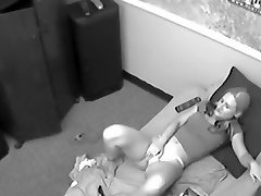 Hidden camera caught co-workers fucking