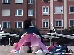 Mad Hotty Rides Her BF In Public