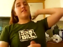 hd amateursi vdo girl with bull piercing sucks cock and swallows