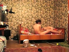 Ponytailed russian girl makes a sextape with her bf