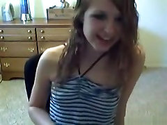 small aye girl sex girl gets naked and masturbates with a vibrator on a chair
