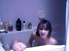 Peep! Live chat Masturbation! spy anal tube - overseas Hen slim white beauty is in the baths